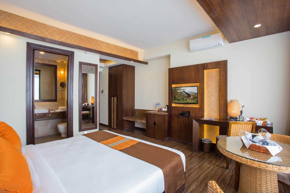 Deluxe-Zimmer, Hotel Mystic Mountain, Nagarkot, Nepal Reisen