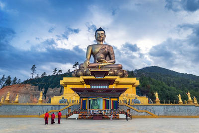 Gigantischer Buddha Dordenma, Buddha Point, Bhutan Luxusreise
