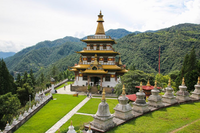 Khamsum Kloster, Punakha, Bhutan Reise
