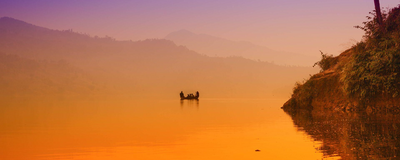 Begnas See, Sonnenuntergang, Bhutan und Nepalreise