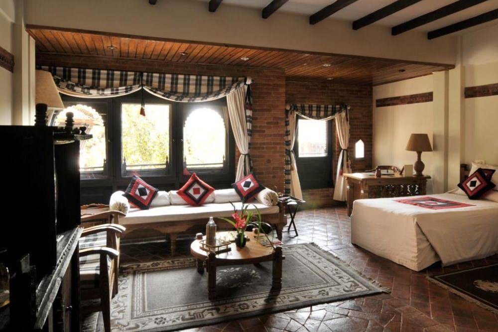Suite im Dwarika's Hotel, Kathmandu, Reise Nepal