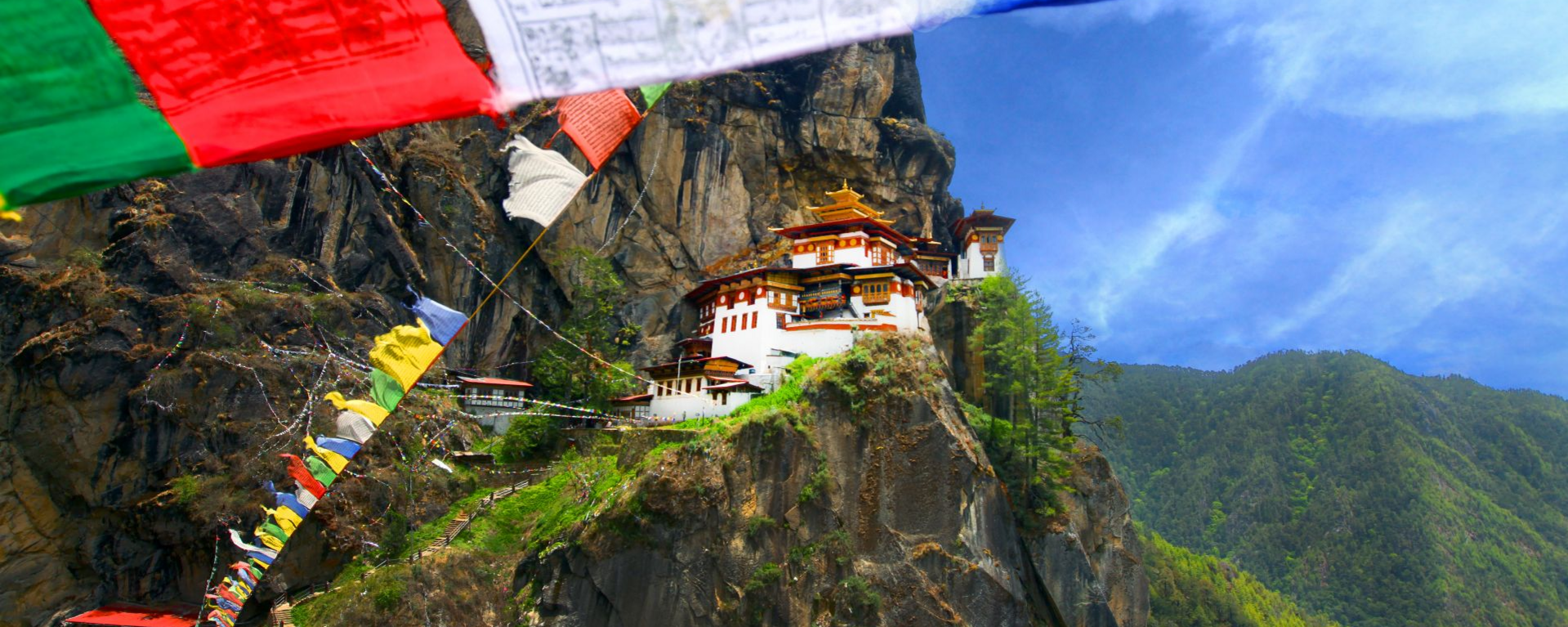 Blick auf das Tigernest, Bhutan Individualreise