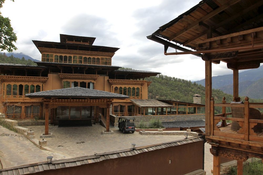 Hotelanlage, Naksel Boutique Hotel & Spa, Bhutan Reise
