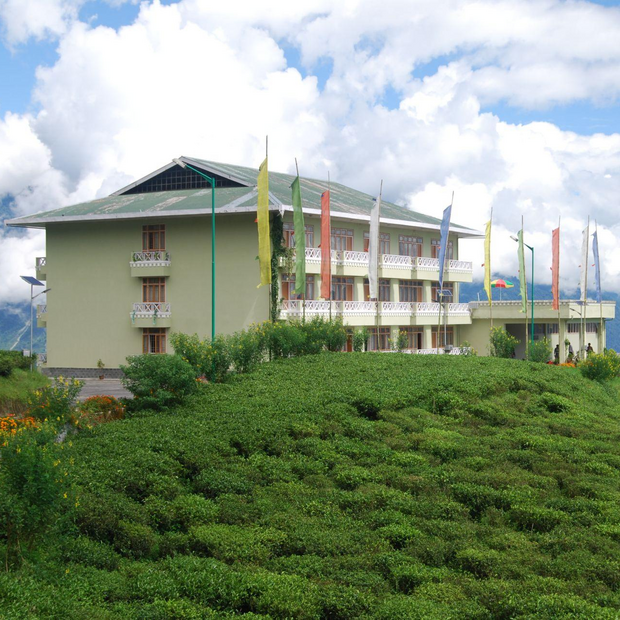Privatreise Indien Außenansicht, Cherry Resort Temi South Sikkim, Indien