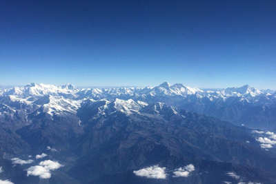 Bhutan Reise, Panoramablick Himalaya, Bhutan