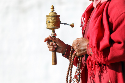 Reisen auf dem Trans Bhutan Trail: Besuche im Kloster