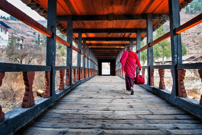 Bhutan Rundreise, Rinpung Kloster, Paro, Bhutan 