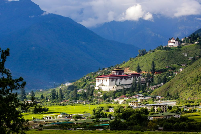 Rinpung Dzong in Paro, Bhutan Luxusreise