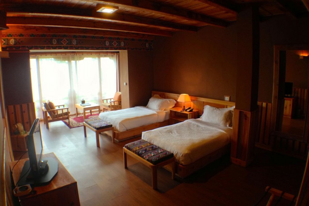 Deluxe Zimmer Naksel Boutique Hotel & Spa, Bhutan Reise