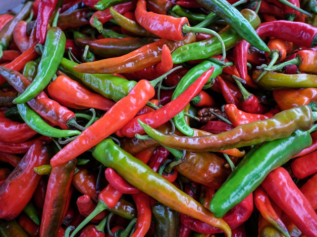 Bhutan Privatreise, Küche, Chilischoten
