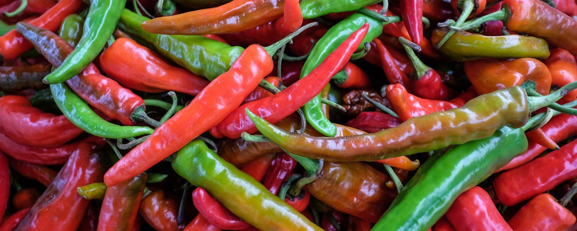 Bhutan Privatreise, Küche, Chilischoten
