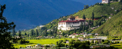 Rinpung Dzong Festung in Paro, Bhutan Reise
